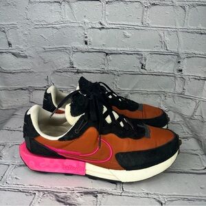 Nike Women’s Fontanka Waffle Low-Top Sneakers in Burnt Sunrise Size 10.5